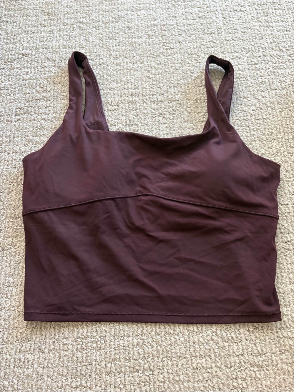 Vuori Large Sports Bra in Plum